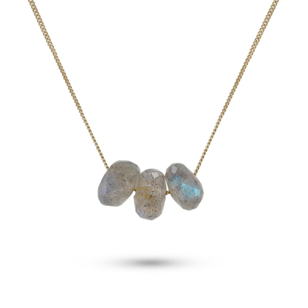 Trio Necklace - Labradorite