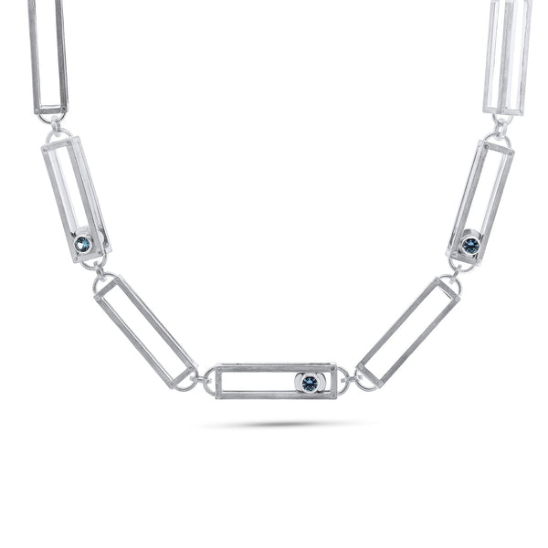 ShipShape Kinetic Neckpiece Aquamarine