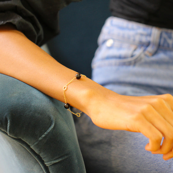 Solo Triple Bracelet Onyx