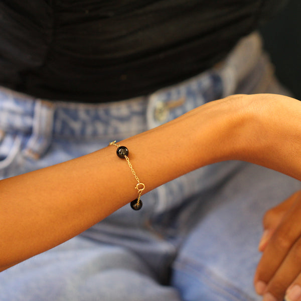 Solo Triple Bracelet Onyx