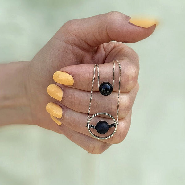 Solo Necklace - Black Onyx