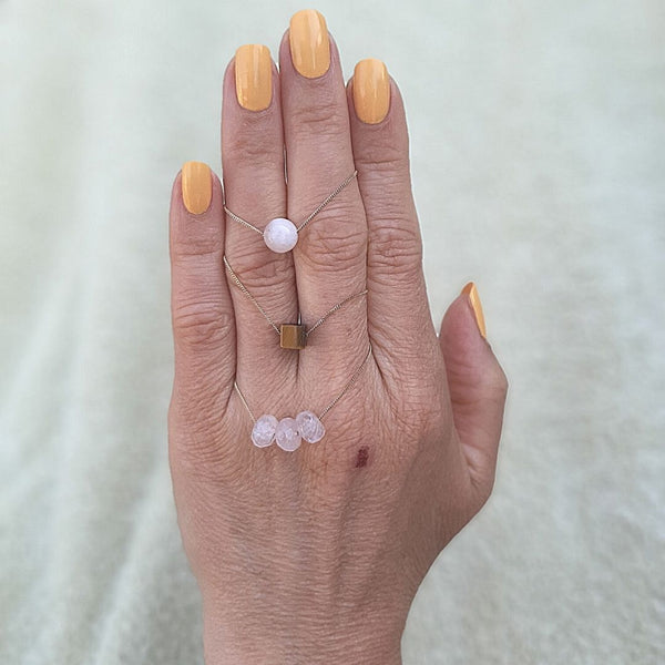 Solo Necklace - Morganite