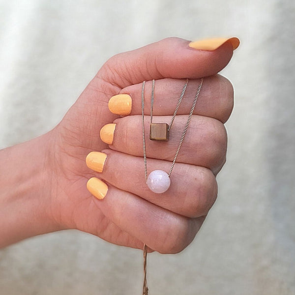 Solo Necklace - Morganite