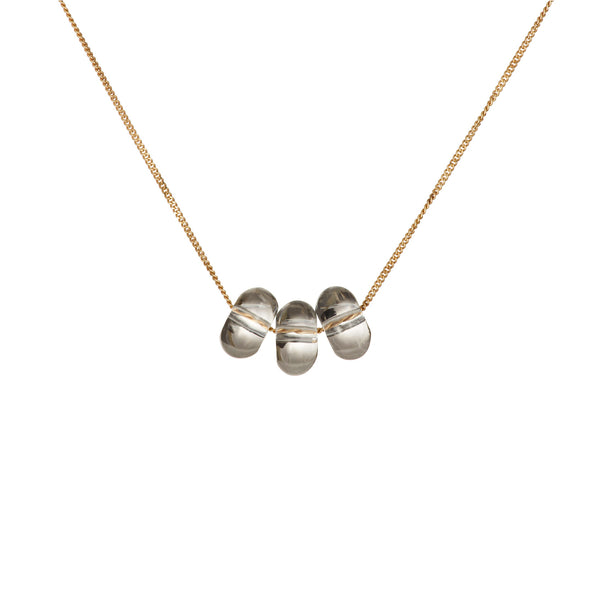 Trio Necklace - Rock Crystal