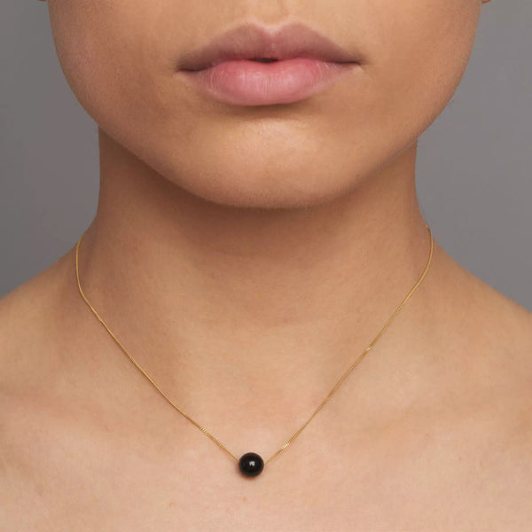 Solo Necklace - Black Onyx