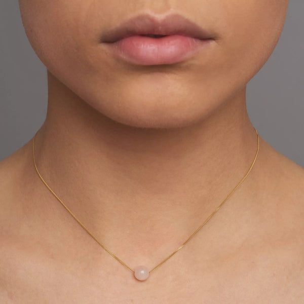 Solo Necklace - Morganite