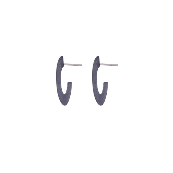 ShipShape Link Hoop Earrings Silver