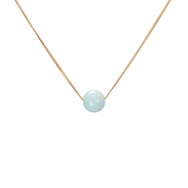 Solo Necklace - Aquamarine