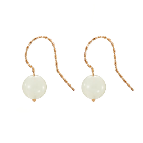 Solo Drop Earring - Emerald