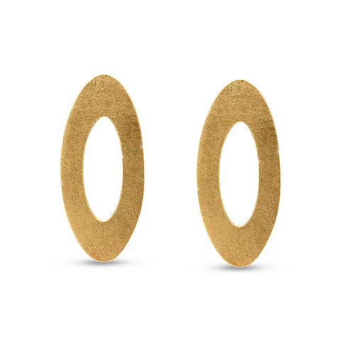 ShipShape Link - Oval Stud Earrings