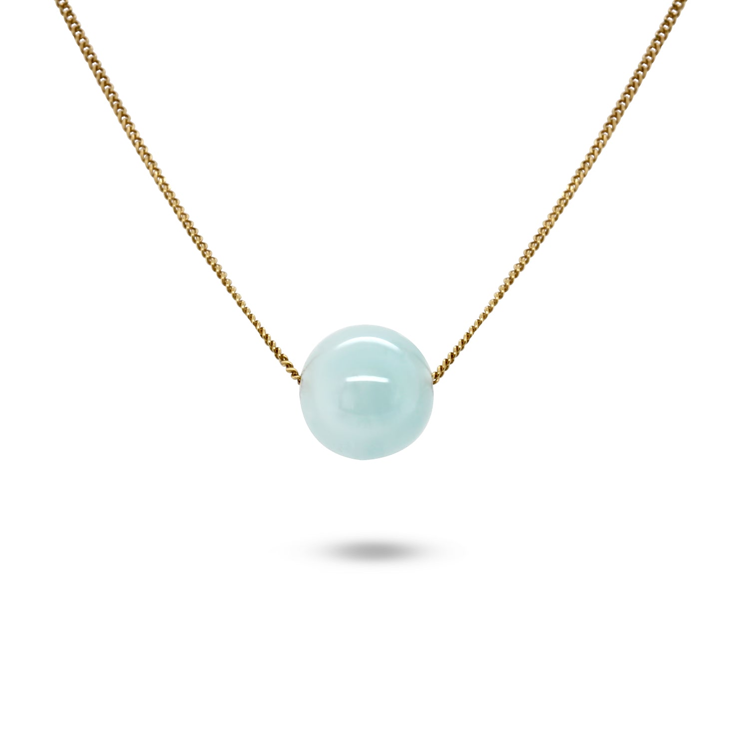 Solo Necklace - Aquamarine