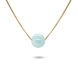 Solo Necklace - Aquamarine