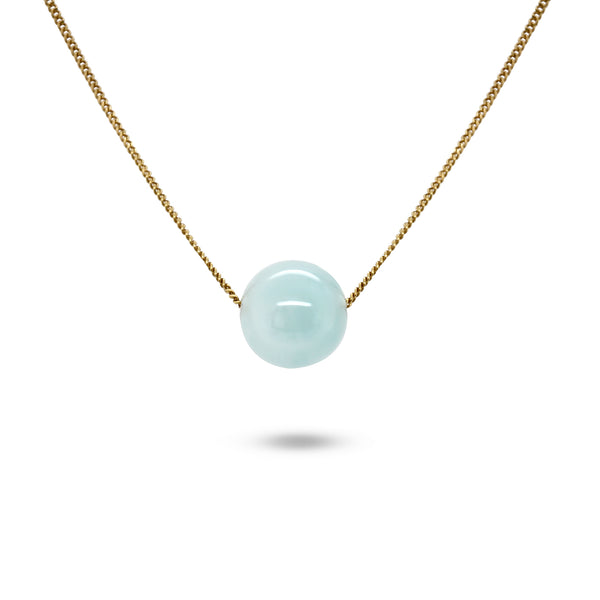 Solo Necklace - Aquamarine